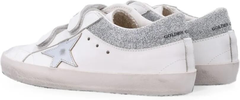 Golden Goose Kids Old School sneakers met glitter Wit - Foto 4