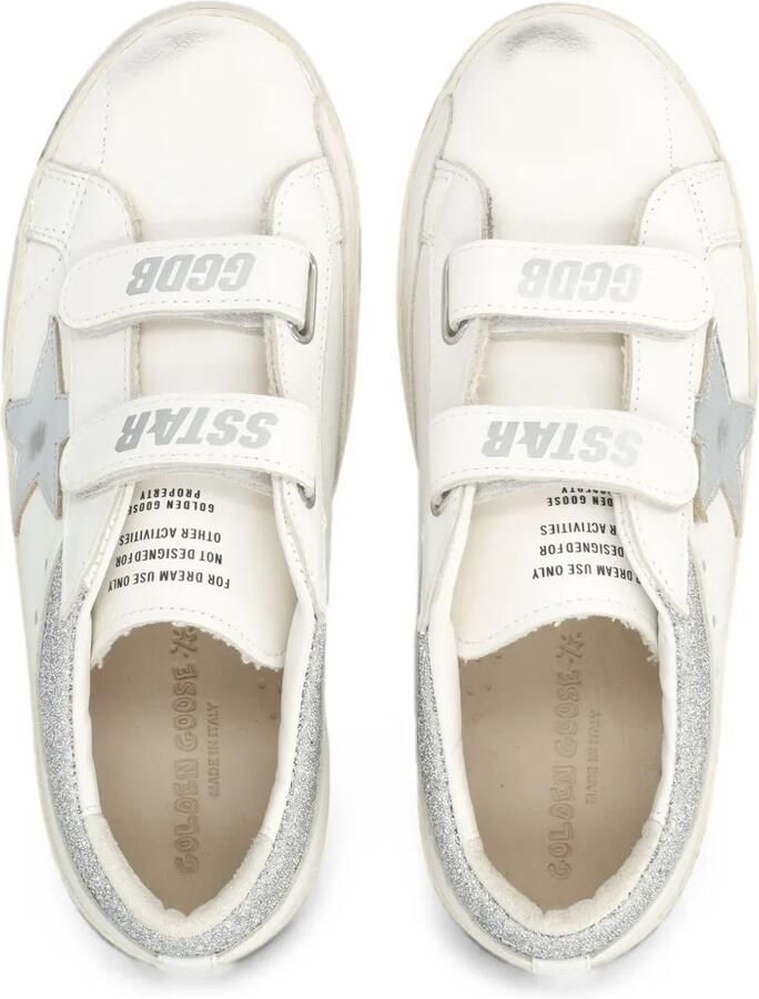 Golden Goose Kids Old School sneakers met glitter Wit - Foto 2