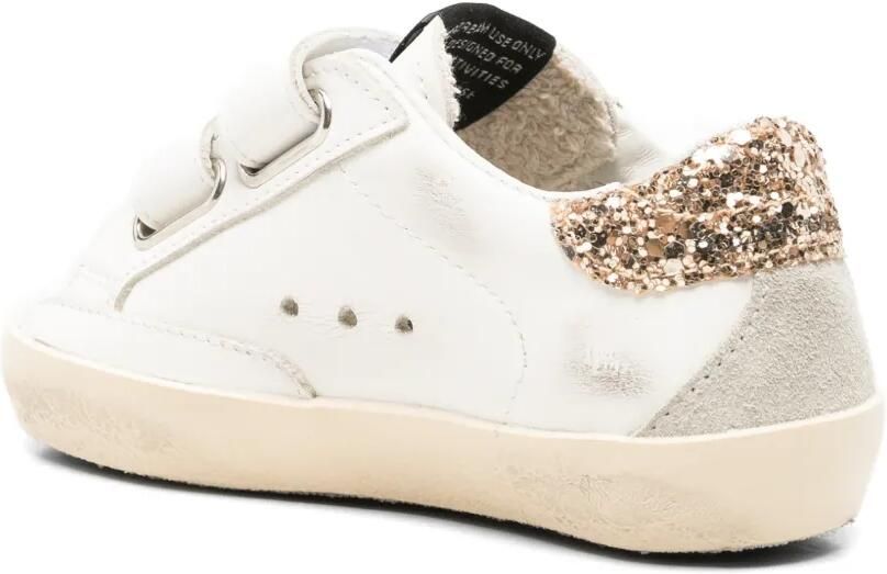 Golden Goose Kids Old School sneakers met klittenband Wit - Foto 2