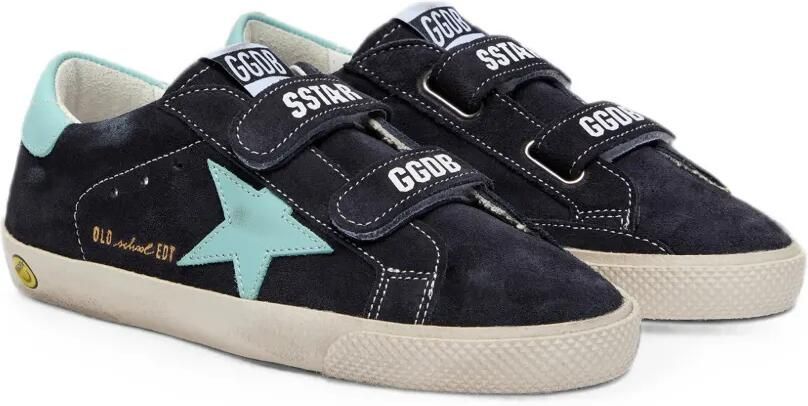 Golden Goose Kids Old School sneakers met sterpatch Blauw