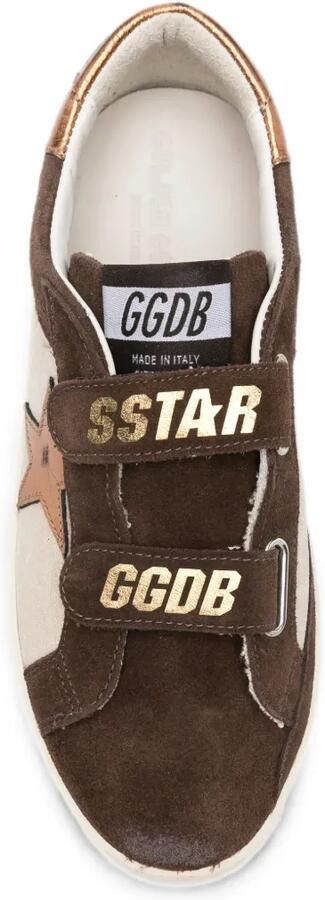 Golden Goose Kids Old School sneakers met sterpatch Bruin - Foto 3