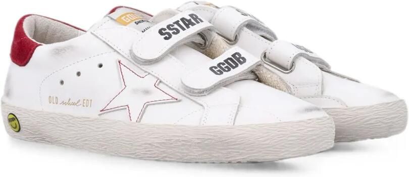 Golden Goose Kids Old School sneakers met sterpatch Wit