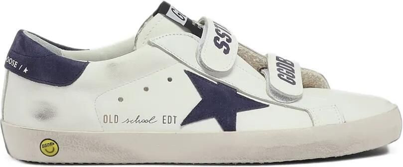 Golden Goose Kids Old School star-patch sneakers Wit