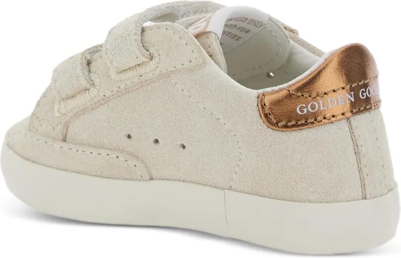 Golden Goose Kids Old School touch-strap sneakers Beige - Foto 2
