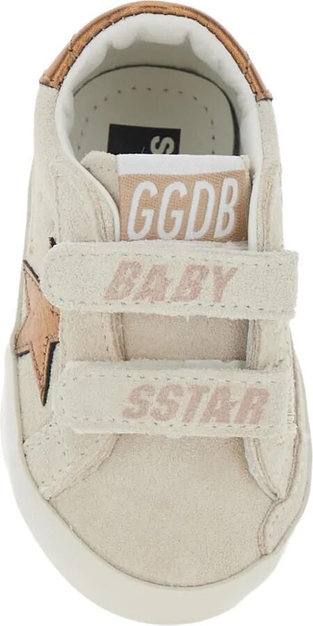 Golden Goose Kids Old School touch-strap sneakers Beige - Foto 3