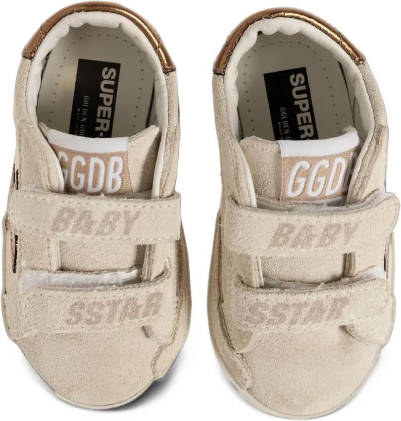 Golden Goose Kids Old School touch-strap sneakers Beige - Foto 2