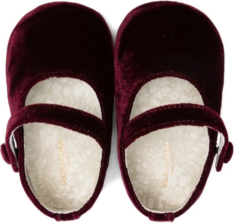 Golden Goose Kids Sofi ballerina's met fluwelen bandje Rood - Foto 2