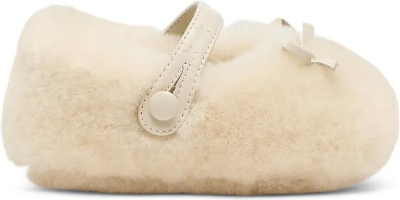 Golden Goose Kids Sofi lammy ballerina's Beige