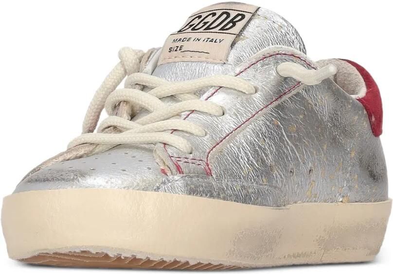 Golden Goose Kids Super-Star gelakte sneakers Zilver - Foto 4