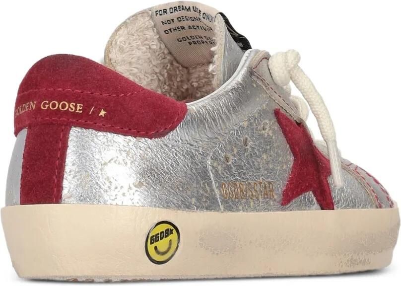 Golden Goose Kids Super-Star gelakte sneakers Zilver - Foto 3