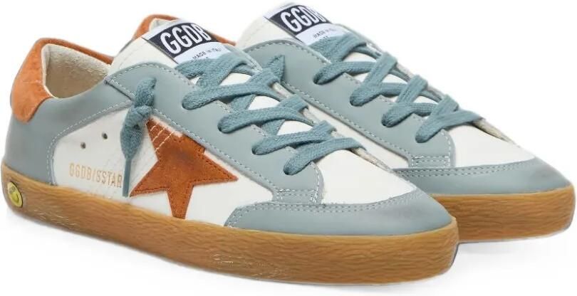 Golden Goose Kids Super-Star leren sneakers Wit