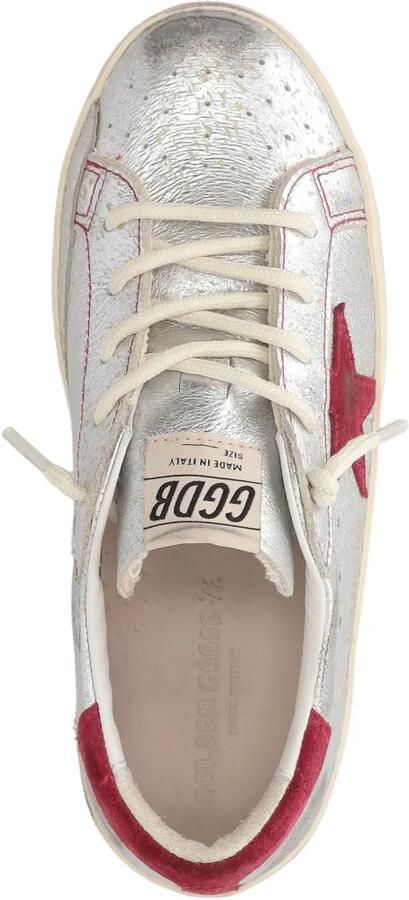 Golden Goose Kids Super-Star leren sneakers Zilver - Foto 3