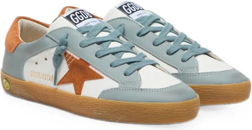 Golden Goose Kids Super Star leren suède ster en hak Wit - Foto 5