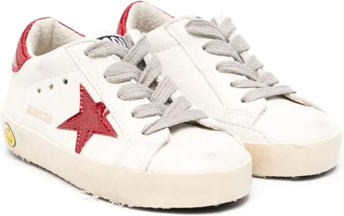 Golden Goose Kids Super-Star low-top sneakers Wit