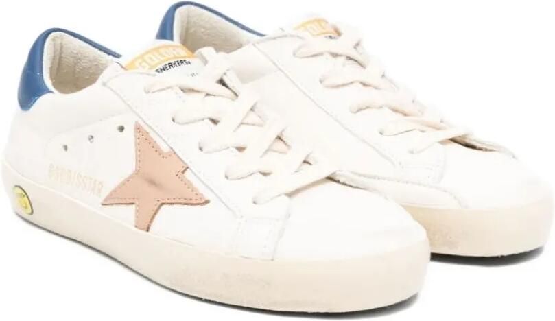 Golden Goose Kids Super-Star low-top sneakers Wit