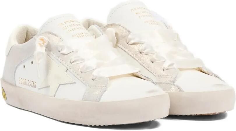 Golden Goose Kids Super-Star low-top sneakers Wit
