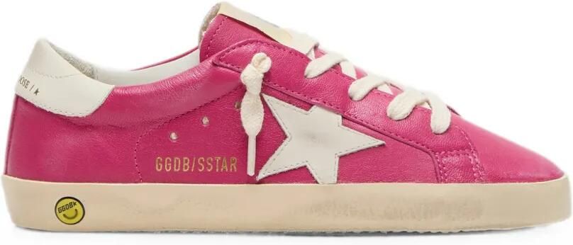 Golden Goose Kids Super Star nappaleren sneakers met ster Roze