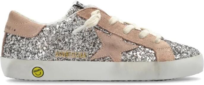 Golden Goose Kids Super-Star sneakers met glitter Zilver - Foto 2