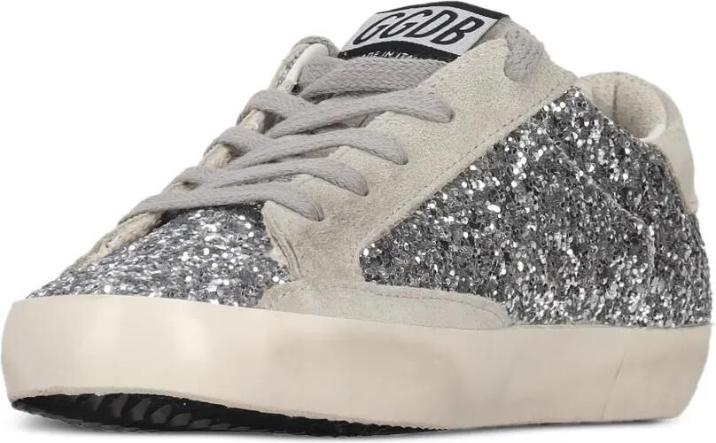 Golden Goose Kids Super-Star sneakers met glitter Zilver - Foto 3