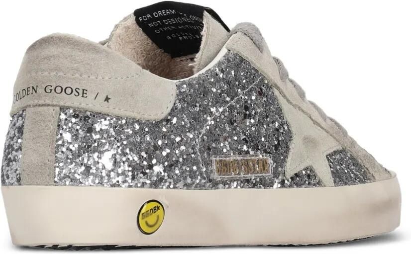Golden Goose Kids Super-Star sneakers met glitter Zilver - Foto 2