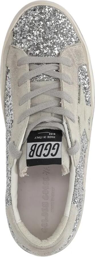 Golden Goose Kids Super-Star sneakers met glitter Zilver - Foto 4