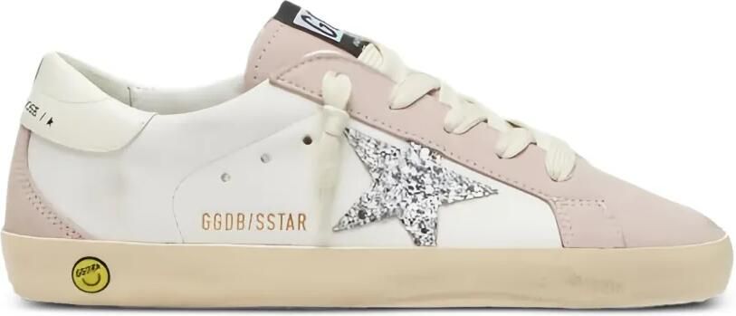Golden Goose Kids Super-Star sneakers met glitterpatch Wit - Foto 2