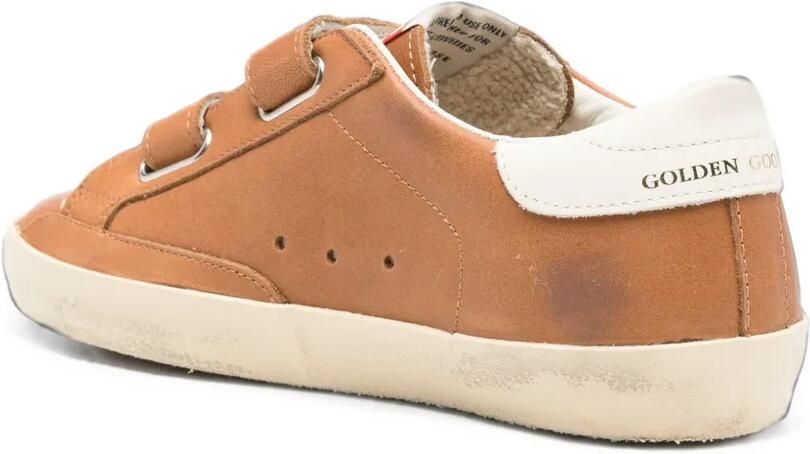 Golden Goose Kids Super-Star sneakers met klittenband Bruin - Foto 2