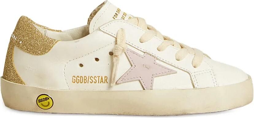 Golden Goose Kids Superstar sneakers Wit
