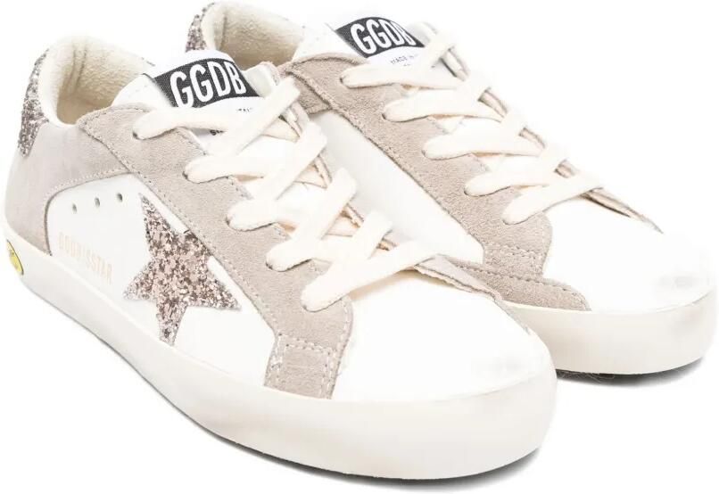 Golden Goose Kids Superstar sneakers Wit