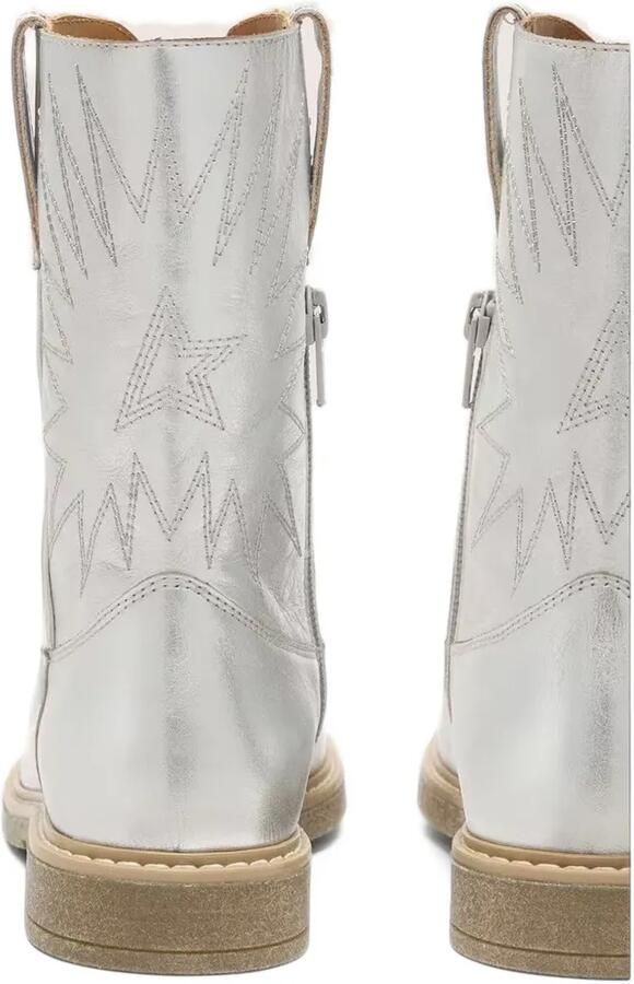 Golden Goose Kids Wish star-embroidered boots Zilver - Foto 3
