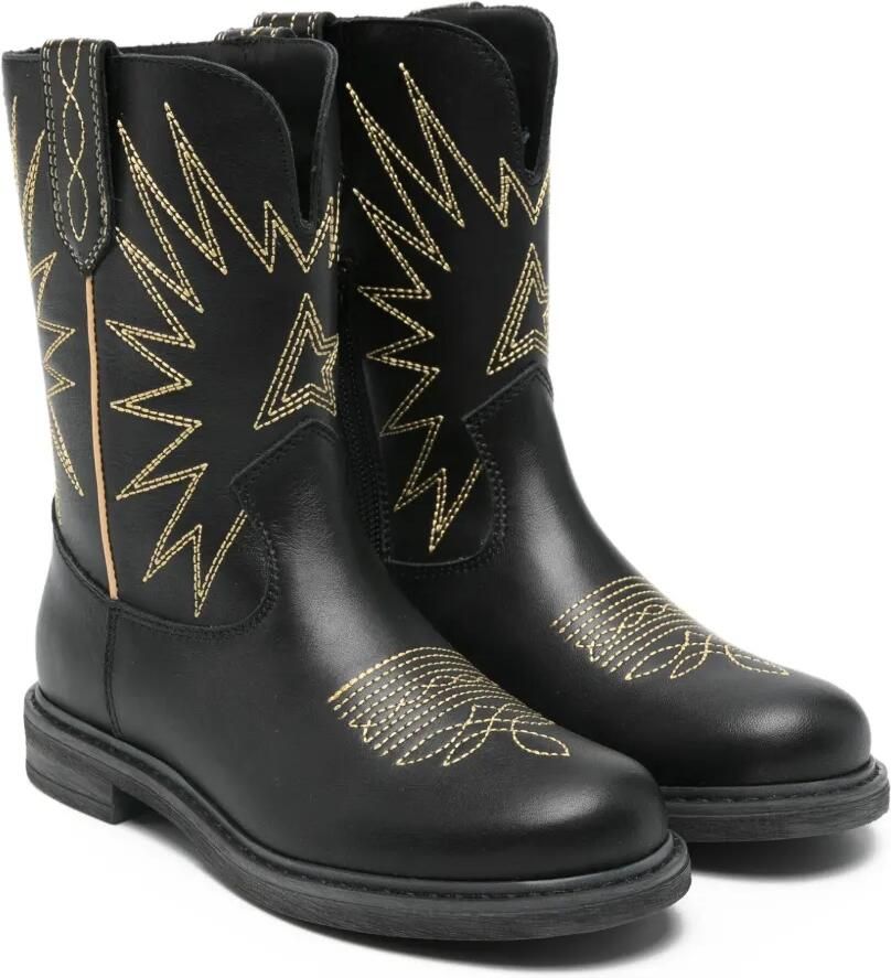 Golden Goose Kids Wish Star laarzen Zwart