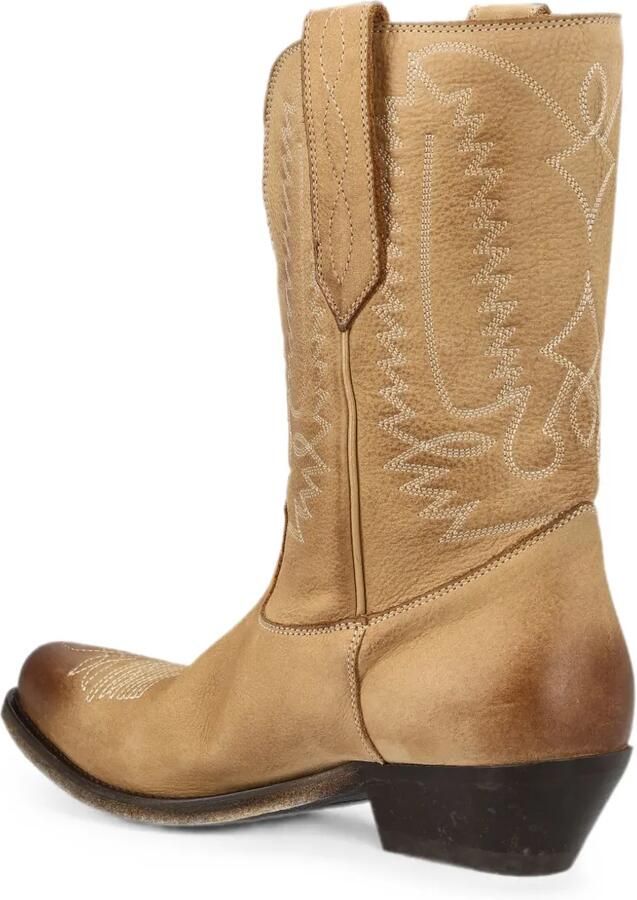 Golden Goose Leren laarzen Beige - Foto 3