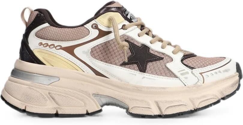 Golden Goose Light Star leren sneakers Wit
