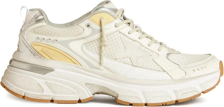 Golden Goose Lightstar leren sneakers Wit