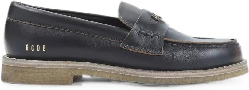 Golden Goose Loafers met logodetail Zwart