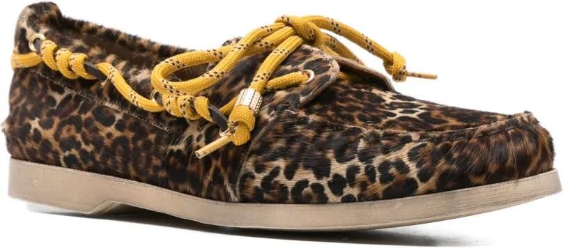 Golden Goose Loafers met luipaardprint Beige - Foto 4