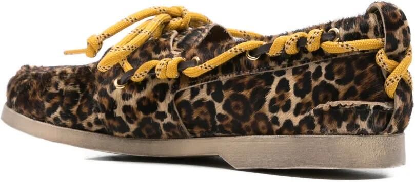 Golden Goose Loafers met luipaardprint Beige - Foto 3