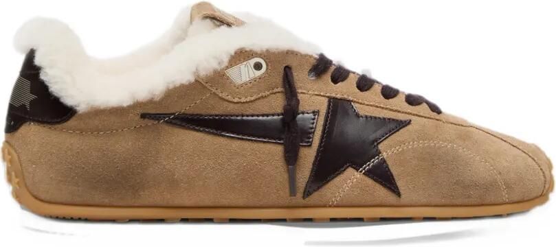Golden Goose Marathon shearling-lined sneakers Bruin