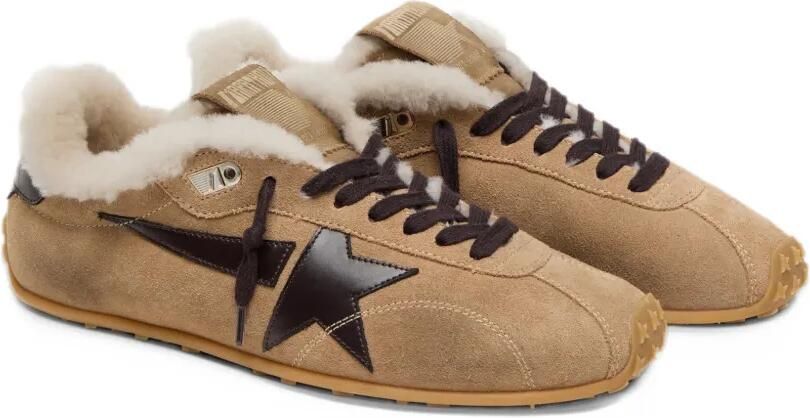 Golden Goose Marathon shearling-lined sneakers Bruin - Foto 4