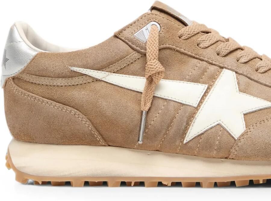 Golden Goose Marathon sneakers met ster Beige - Foto 3