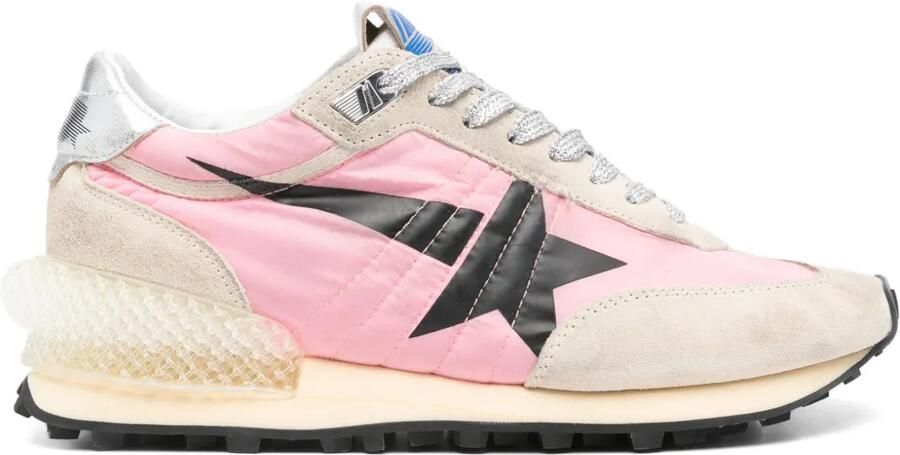 Golden Goose Marathon sneakers met ster Roze