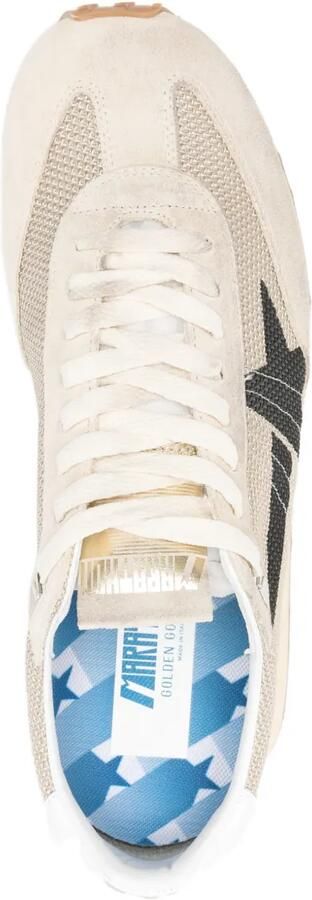 Golden Goose Marathon sneakers met sterpatroon Beige - Foto 4