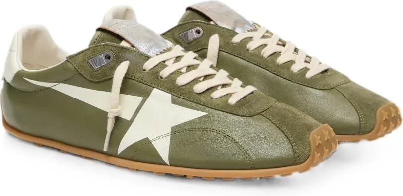 Golden Goose Marathon Speed leren sneakers met ster Groen - Foto 4
