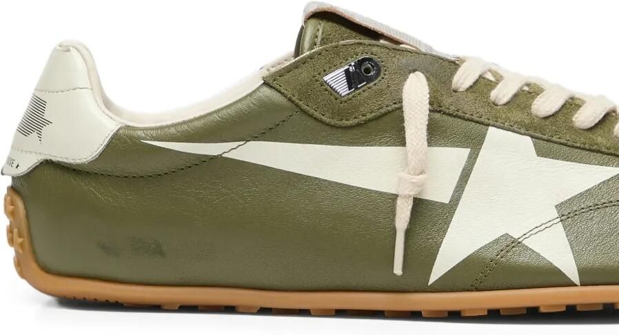 Golden Goose Marathon Speed leren sneakers met ster Groen - Foto 3