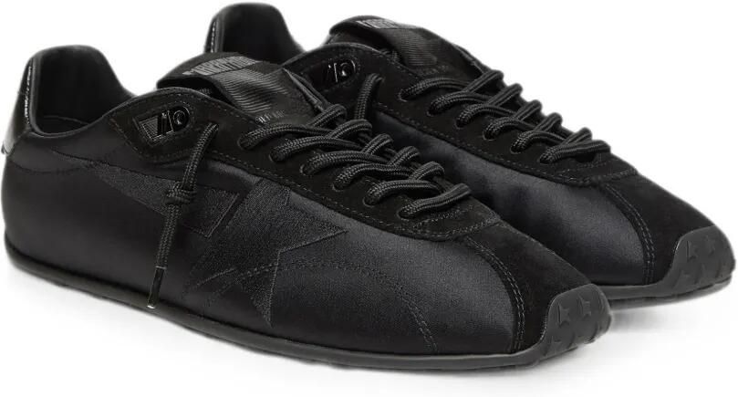 Golden Goose Marathon Speed satijnen suède sneakers met geborduurde ster Zwart - Foto 4