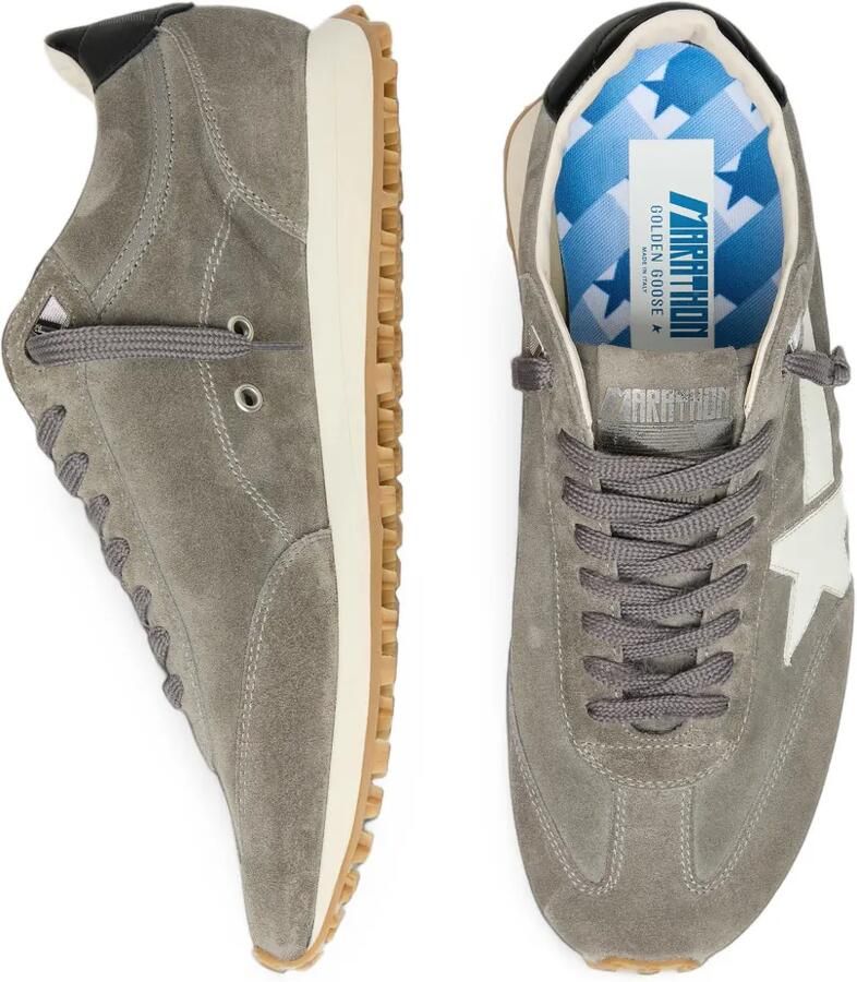 Golden Goose Marathon suede sneakers Grijs
