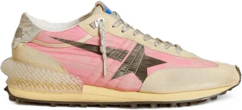 Golden Goose Marathon suède sneakers Roze