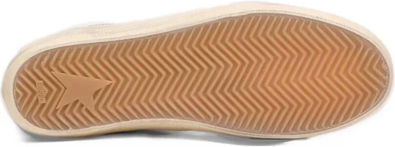 Golden Goose Mid-Star leather-upper glitter-star laminated-wave suede-heel-and-spur sneakers Wit - Foto 5