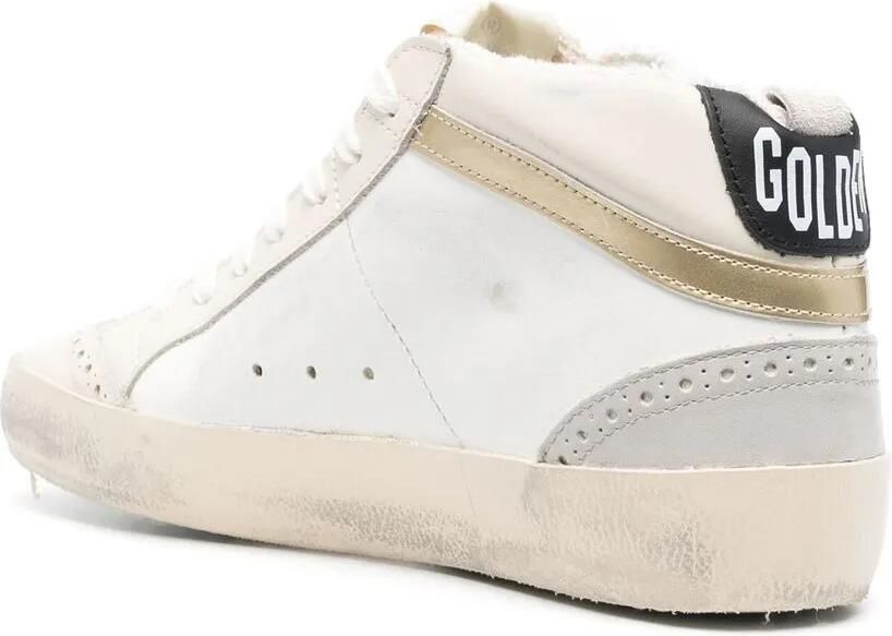 Golden Goose Mid Star "Light Grey Gold" sneakers Wit - Foto 2