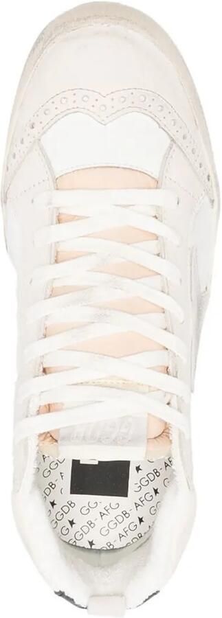 Golden Goose Mid Star "Light Grey Gold" sneakers Wit - Foto 4